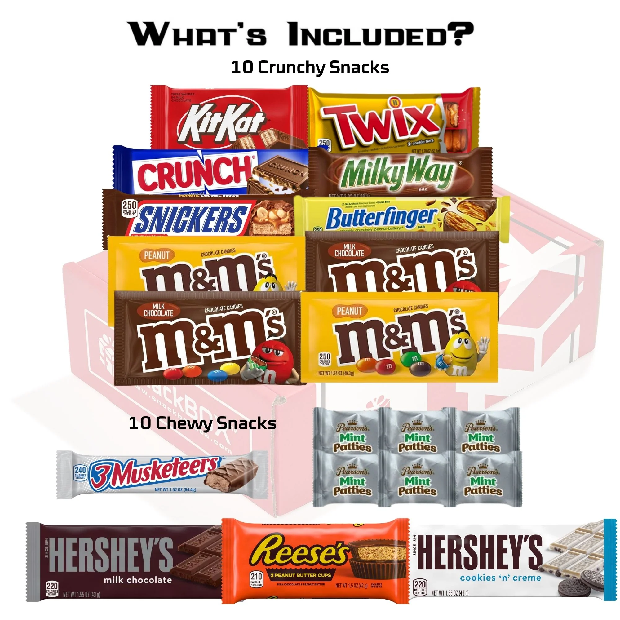 *NEW* Chocolate Candy Bar Box (20 Snacks) - Image 2