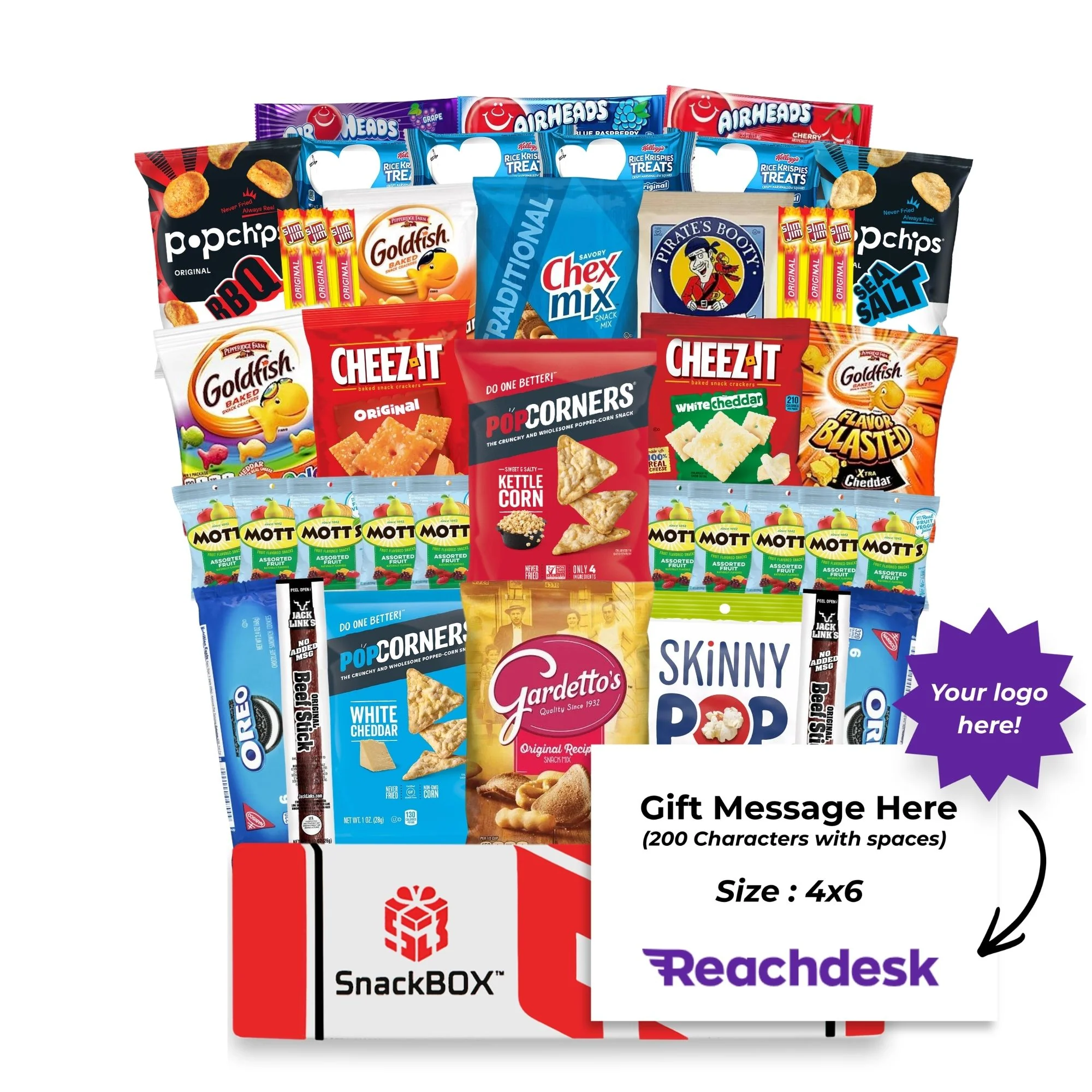 *Nut Sensitive* Snack Assortment Care Package (40 Snacks) + Logo Note Card